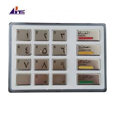 เครื่อง ATM อะไหล่ Diebold Opteva EPP5 คีย์บอร์ด ภาษาอาหรับ 49216680700A