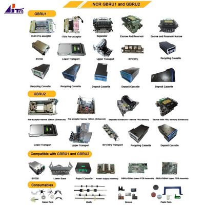 NCR GBRU2 GBRU1 โมดูลเครื่องระบายน้ํา GBRU GBNA อะไหล่ส่วนประกอบ ATM