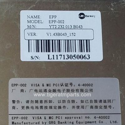 YT2232.013 GRG ธนาคาร EPP-002 คีย์บอร์ด แอตแอมอะไหล่