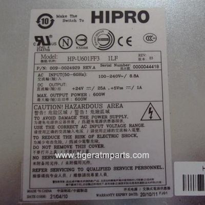 009-0024929 0090024929 NCR 6625 6674 Power Supply 600W 24V อะไหล่ ATM