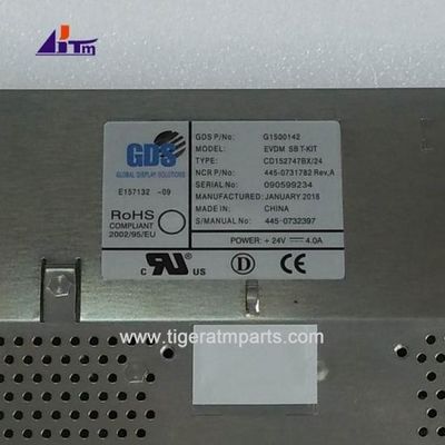445-0731782 NCR 6625 6626 LCD 15 นิ้ว Std. Bright Display อะไหล่เครื่อง ATM
