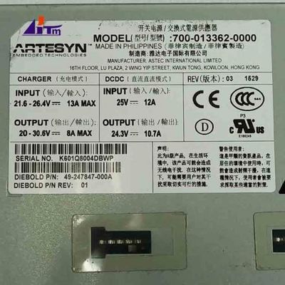 เครื่อง ATM อะไหล่ Diebold พลังงานไฟฟ้า DCDC 24V 400W 49247847000A
