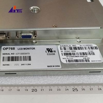เครื่อง ATM อะไหล่ Diebold Opteva LCD มอนิเตอร์ 15'' Consumer Display 49223841000