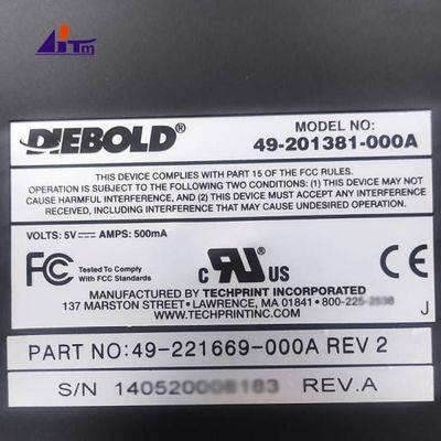 อุปกรณ์สํารอง ATM Diebold Opteva คีย์บอร์ดการบํารุงรักษา USB 49221669000A