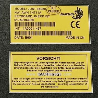 1750193080 01750193080 Wincor Nixdorf EPP J6 Keyboard อะไหล่ ATM