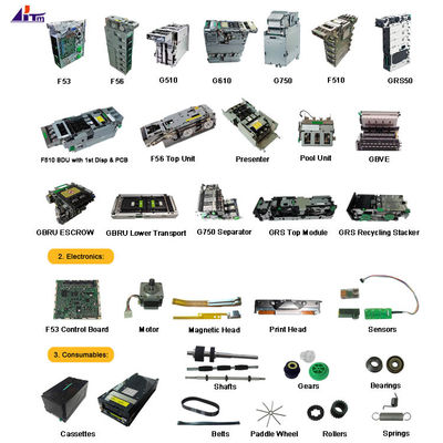 Fujitsu F53 F56 F510 GRS50 G510 G610 G750 โมดูลเครื่องระบายเงิน ATM อะไหล่