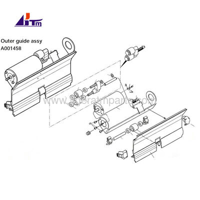 A001458 NMD50 คู่มือภายนอก Assy Glory Delarue NMD 050 ATM อะไหล่
